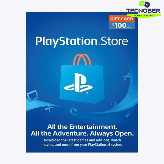 Tarjeta PlayStation Network Card 100 USD (USA) código PSN Estados Unidos